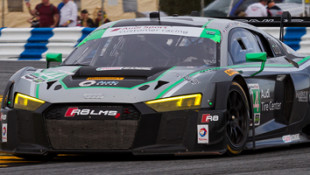 The Audi R8 LMS wins the 2016 Rolex 24 At Daytona in its US race debut