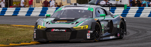 The Audi R8 LMS wins the 2016 Rolex 24 At Daytona in its US race debut