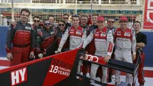 Audi says goodbye with one-two victory
