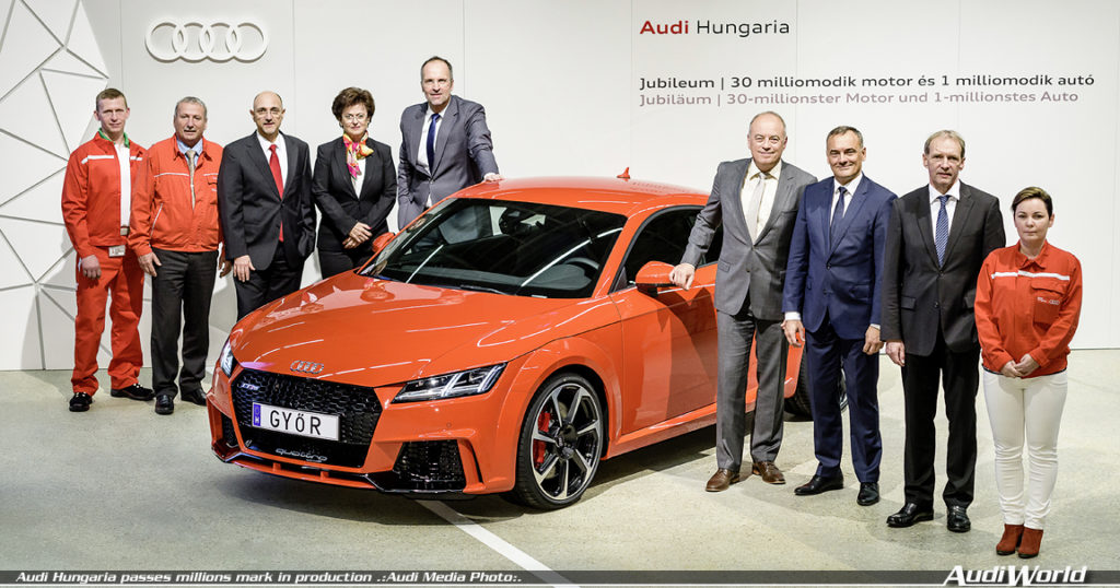 Audi Hungaria passes millions mark in production