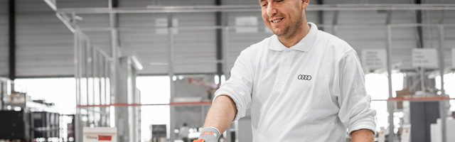 Audi uses wearables in logistics