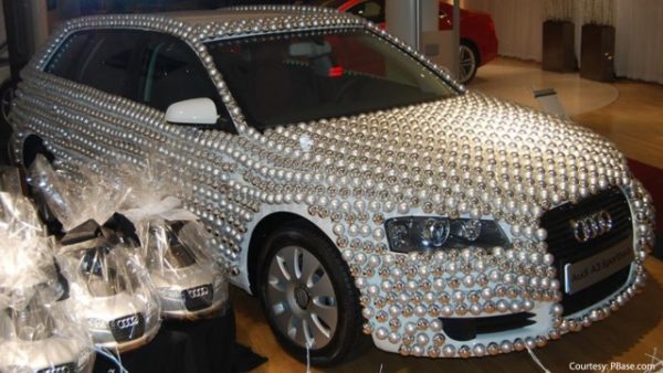 7 Audis Decorated for the Holidays
