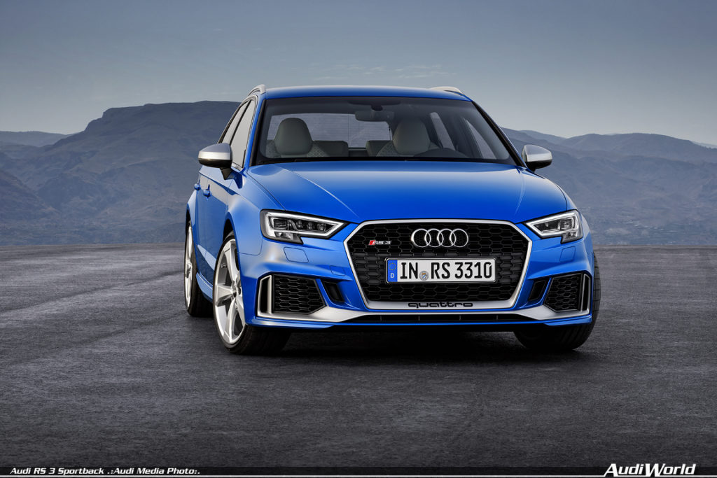 New engine and an even sharper look: Update for the Audi RS 3 Sportback