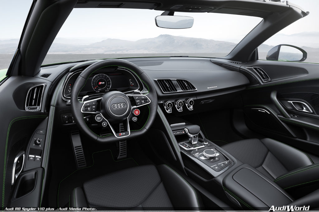 New level of freedom:  the Audi R8 Spyder V10 plus