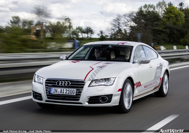 First automated vehicle in New York, an Audi, takes to capitol streets in technology demonstration