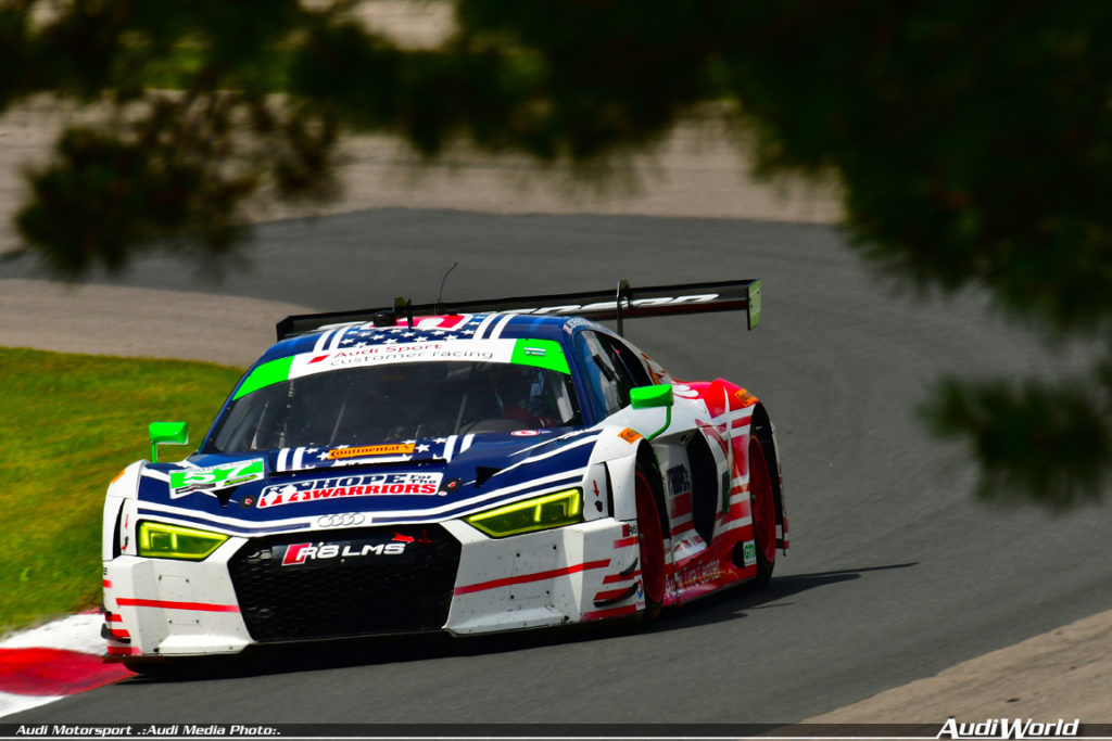 Stevenson Motorsports celebrates first win of the season in the IMSA with Audi