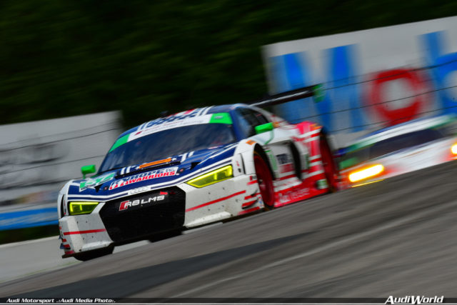 Stevenson Motorsports celebrates first win of the season in the IMSA with Audi