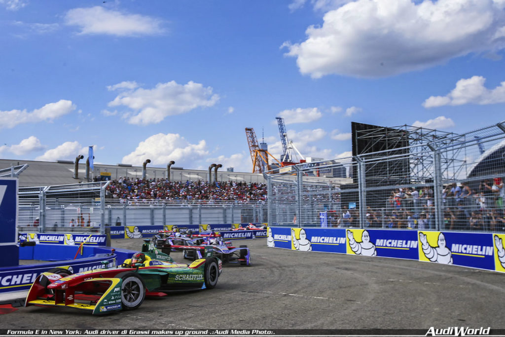 Formula E in New York: Audi driver di Grassi makes up ground