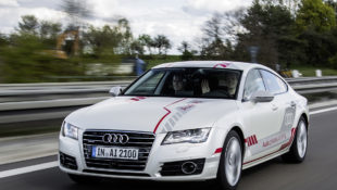 A look into the future: Audi customers experience  piloted driving on the A9 autobahn