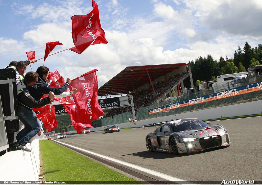 Audi celebrates fourth victory in 24 Hours of Spa & Quotes from the teams