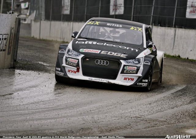 Premiere: Four Audi S1 EKS RX quattro in FIA World Rallycross Championship