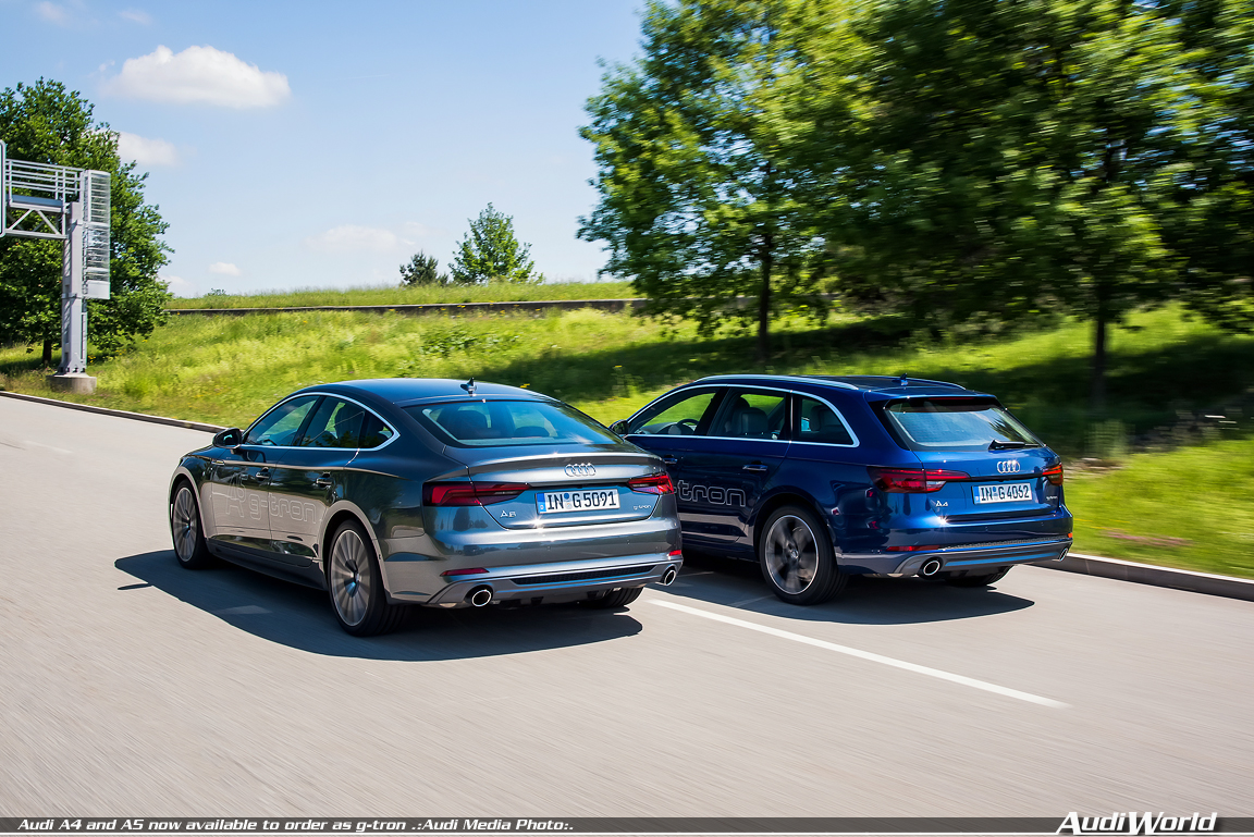 Alternatives for the midsize category:  Audi A4 and A5 now available to order as g-tron