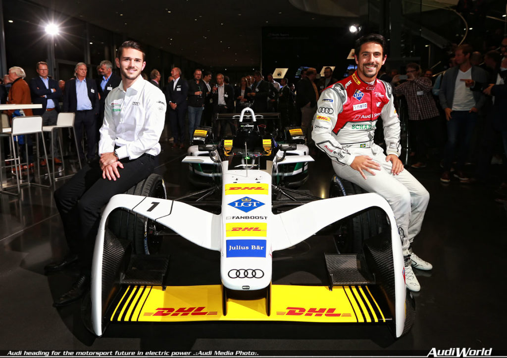 Emotion instead of emission: Audi heading for the motorsport future in electric power