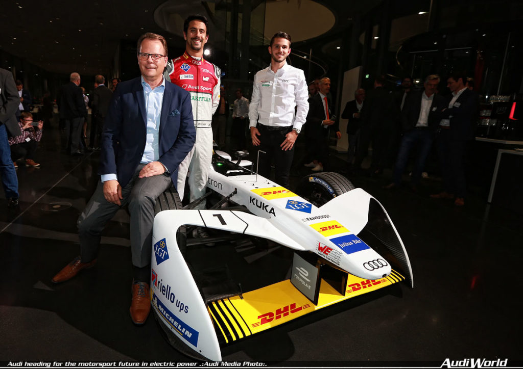 Emotion instead of emission: Audi heading for the motorsport future in electric power