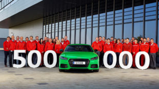 Production milestone at the new car factory of Audi Hungaria: half a million Audi cars “made in Győr”