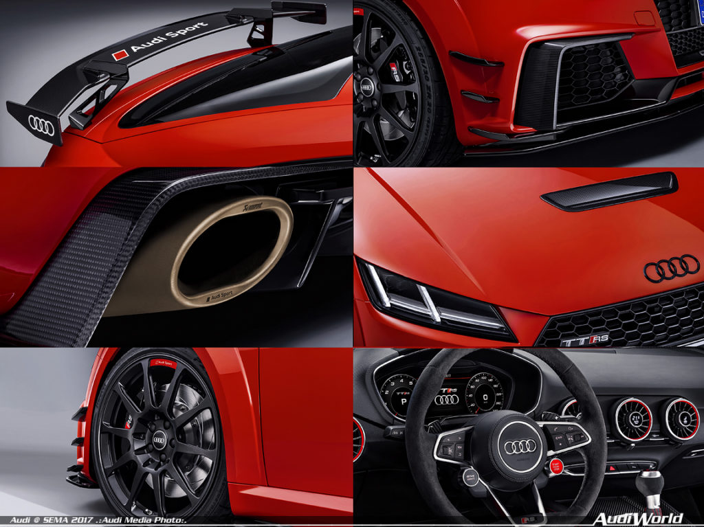Audi Sport Performance Parts and Audi TT clubsport turbo concept make North American debut at 2017 SEMA Show