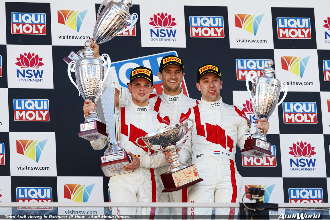 Third Audi victory in Bathurst 12 Hour