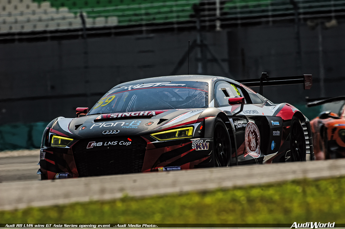 Audi R8 LMS wins GT Asia Series opening event