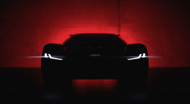 Audi PB 18 e-tron: show car world premiere at Pebble Beach Car Week