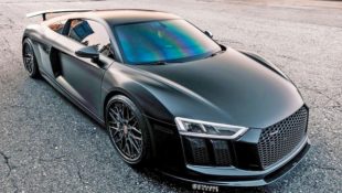 R8 V10 Plus in Satin Black is Everything We Want