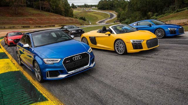 Road Atlanta Gets Beaten Up By R8, RS3, and TTRS