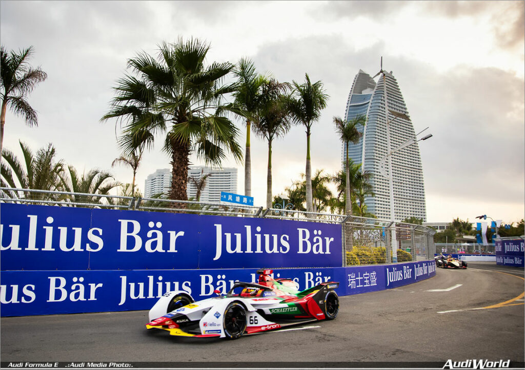 Audi driver Daniel Abt also scores points in China