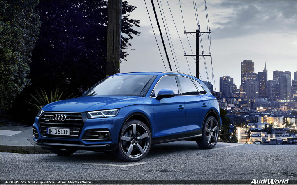 Sporty and efficient with plug-in hybrid drive:  the Audi Q5 55 TFSI e quattro