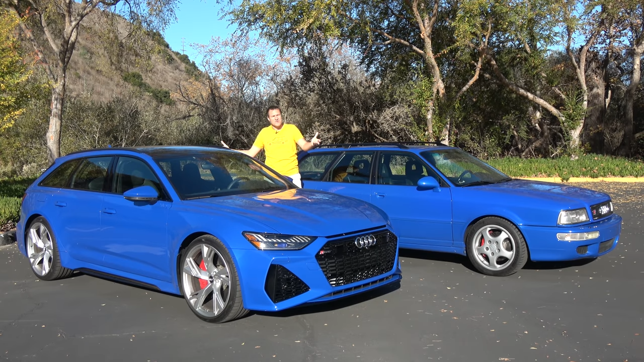 Doug DeMuro Compares Audi RS6 Avant to RS2 Avant
