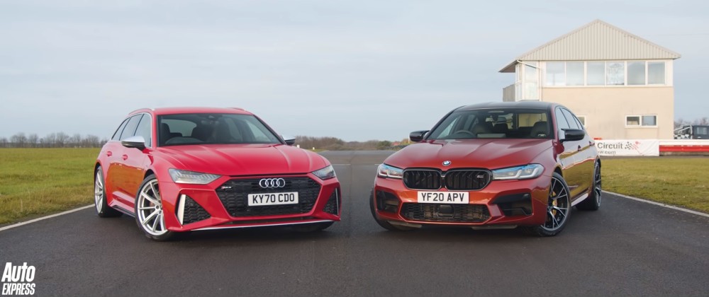 Audi RS 6 Avant vs BMW M5 Competition