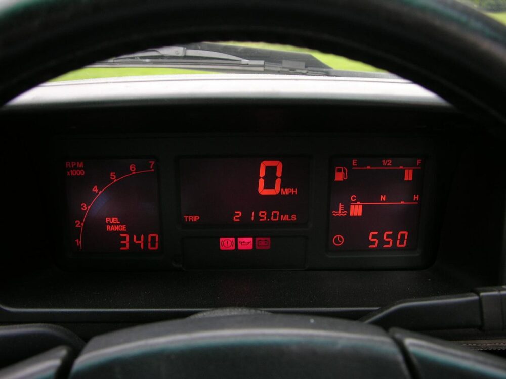 Audi Quattro instrument cluster