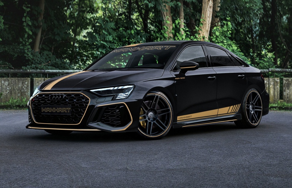 Manhart RS3 500 Upgrade Helps 2022 Audi RS3 Churn Out 493 HP
