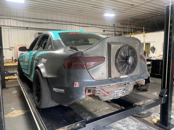Craziest Aero Ever!?! Here's Two Giant Wings with an Audi S4 Attached to Them