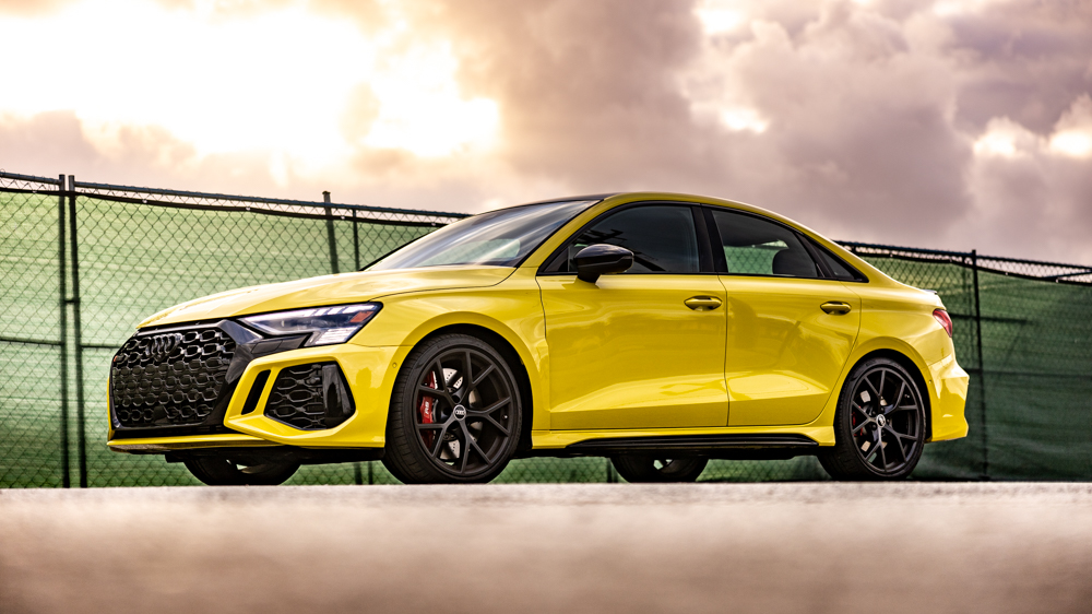 3 Reasons a Base Audi RS 3 is the Best Audi Sport Model in 2023 -- Audi RS 3 3/4 front view 