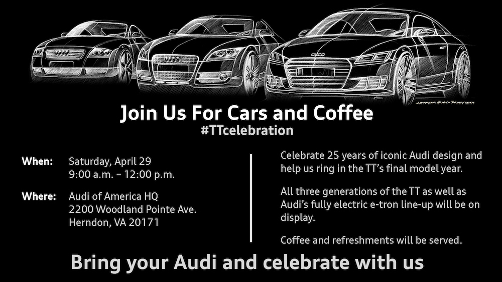 Audi TT Farewell Cars and Coffee