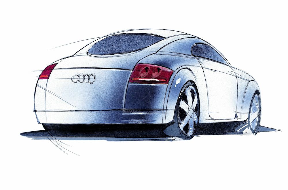 Audi TT Design Sketch