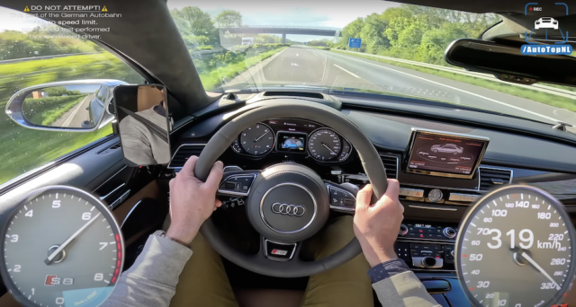 Tuned Audi S8 Plus Autobahn
