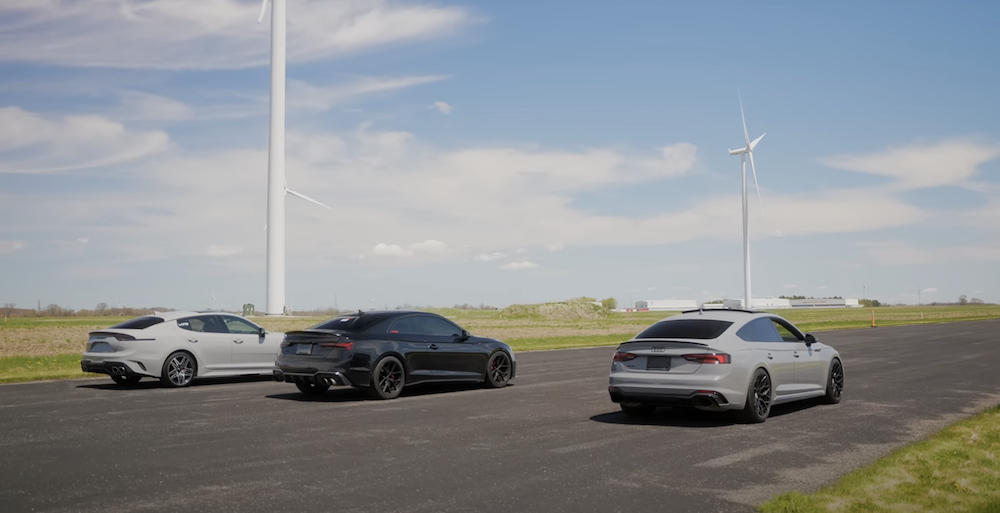 VIDEO: Audi RS5 vs Kia Stinger GT vs Audi S5: Battle of Tuned Machines