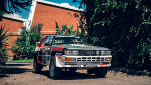 Audi V8 Quattro Dakar Rally Car front