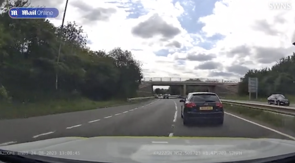 Audi A3 Driver Leads Police on Wild Chase With Toddler in Tow