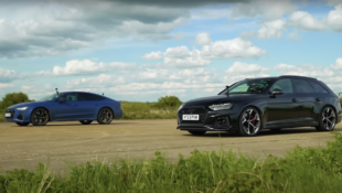 Audi RS4 Competition vs Audi RS7 Drag Race