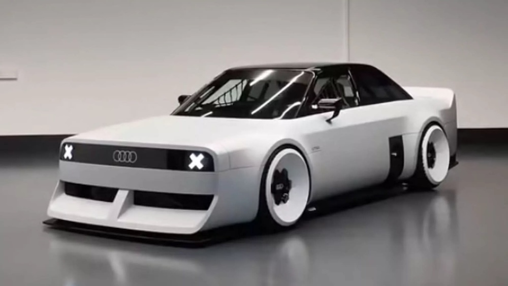 Audi GT50 Concept Debuts As Futuristic 1980s-Inspired IMSA Racer