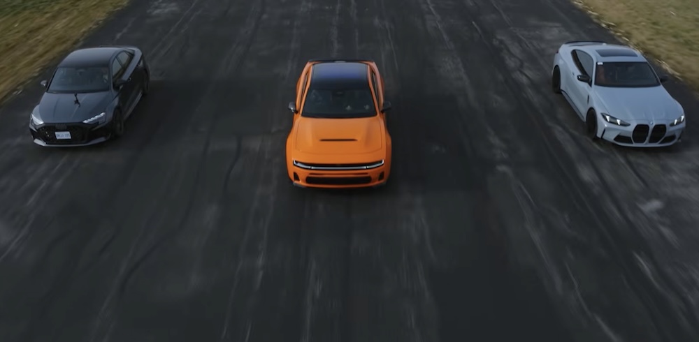 Audi RS3 vs Dodge Charger Scat Pack vs BMW M4 Competition Drag Race