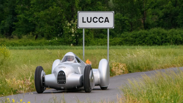 Audi Recreates Crazy-Looking Speed Record Breaker From 1935